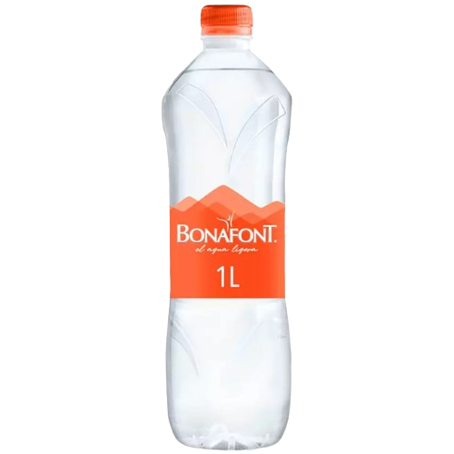 Agua potable Bonafont 1 L