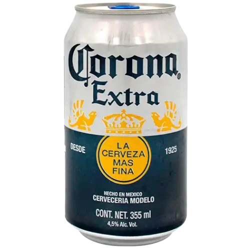 Charola de cerveza Corona lata