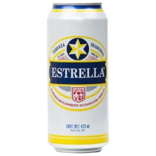 Charola cerveza Estrella Latón