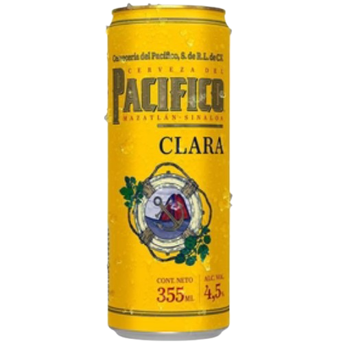 Charola de cerveza Pacifico lata